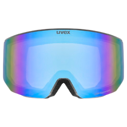 Uvex lace ATTRACT FM Black Matt/Mirror Blue + spare lens - 2025/26