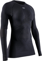 Cămașă termică X-bionic Energy Accumulator 4.0 Shirt LG SL Wmn Opal Black/Arctic White - 2025/26