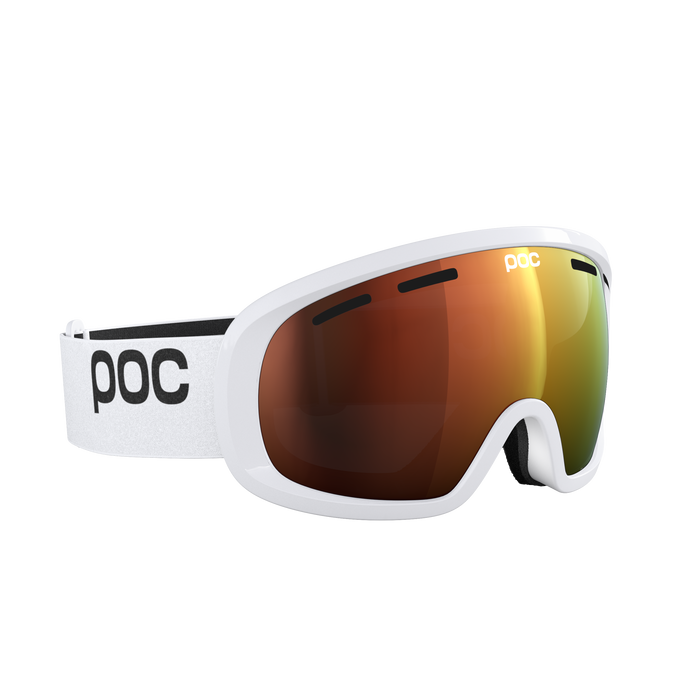Ochelari de schi POC Fovea Mid Hydrogen White/Partly Sunny Orange - 2025/26