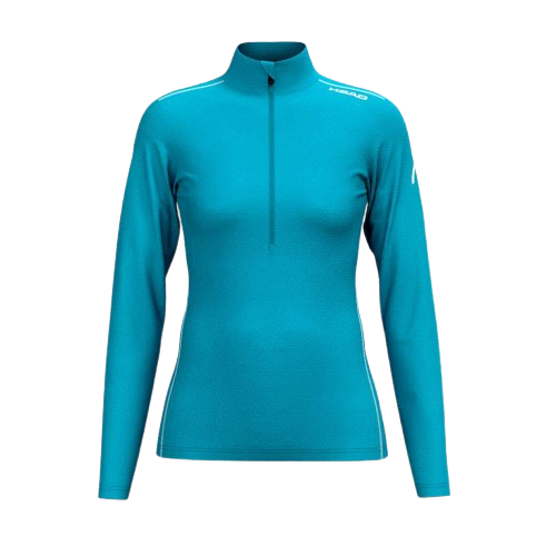 Tricoul cu glugă HEAD Race Midlayer Women Blue - 2025/26