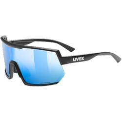 Ochelari de soare Uvex Sportstyle 235 P - Black Mat/Mirror Blue - 2023
