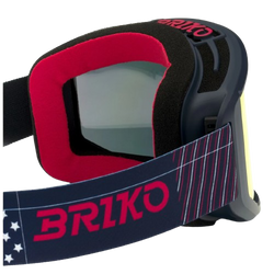 Ochelari de protecție Briko Vulcano Mask USA Tangaroa Blue Red - 2025/26