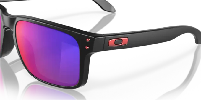 Oakley Holbrook Matte Black/Positive Red Iridium - 2023
