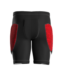 Pantaloni scurți cu protecții Energiapura Panta Racing Red/Black - 2024/25