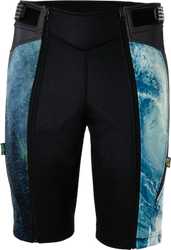 Pantaloni scurți elastici ENERGIAPURA Life Black/Forest/Wave - 2022/23