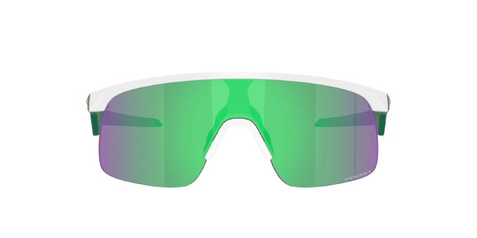 Ochelari de vedere Oakley Resistor Matte White Frame/Prizm Jade Lenses