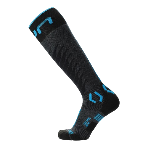 Șosete de schi UYN Man Ski One Merino Socks Anthracite/Turquoise - 2025/26