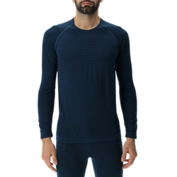 Lenjerie termică UYN Man Evolutyon Biotech UW Shirt Long SL Blue Poseidon - 2024/25