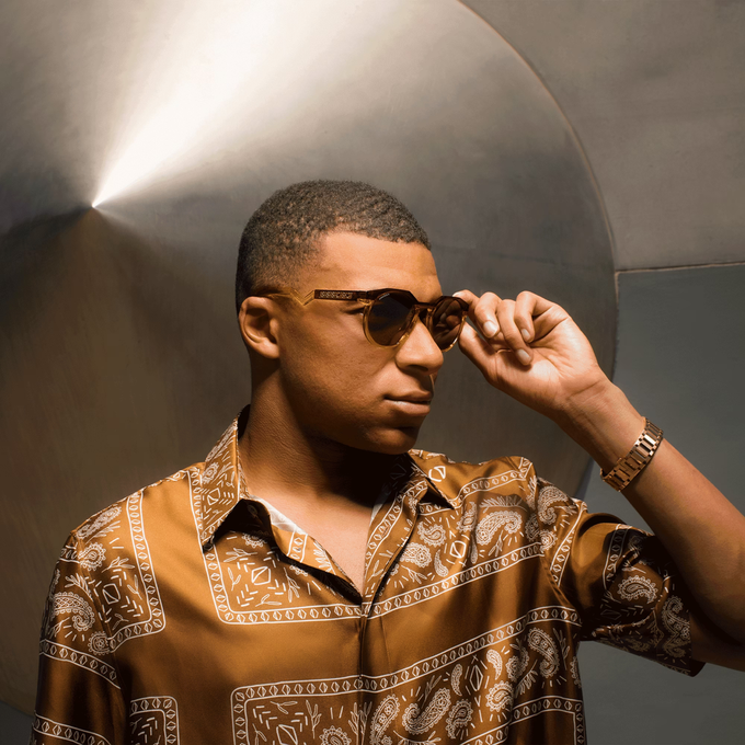 Ochelari de vedere OAKLEY HSTN Kylian Mbappé Signature Series Prizm Tungsten Lenses / Dark Amber & Light Curry Frame