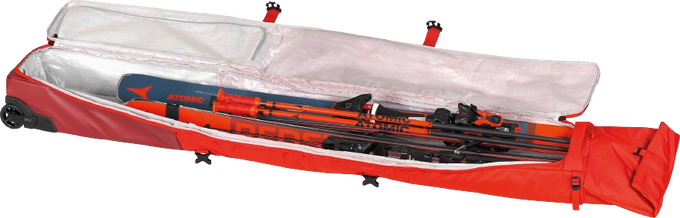 Geantă de schi Atomic RS Double Ski Wheelie Red/Rio Red - 2024/25