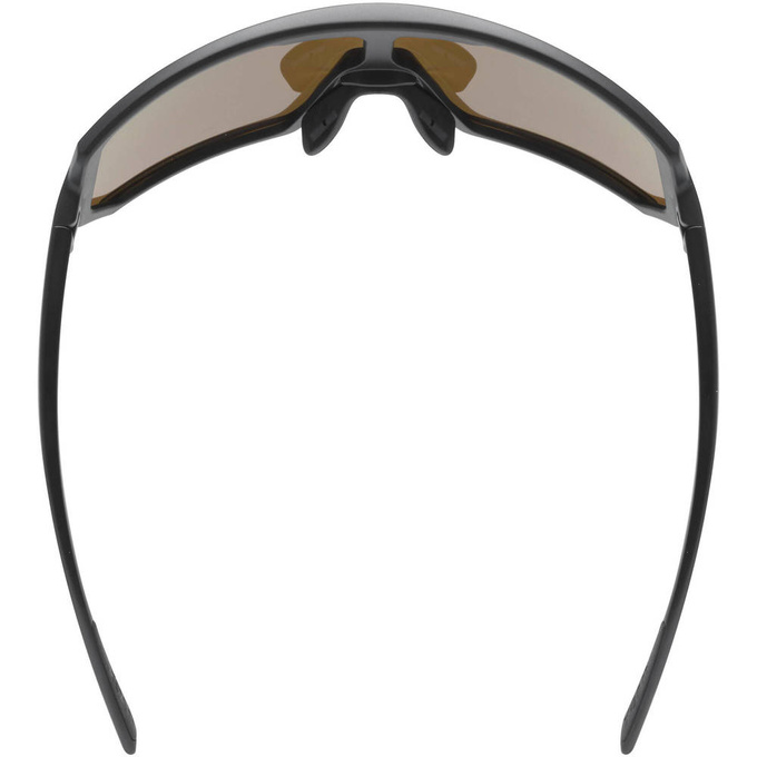 Ochelari de soare Uvex Sportstyle 235 P - Black Mat/Mirror Yellow - 2023