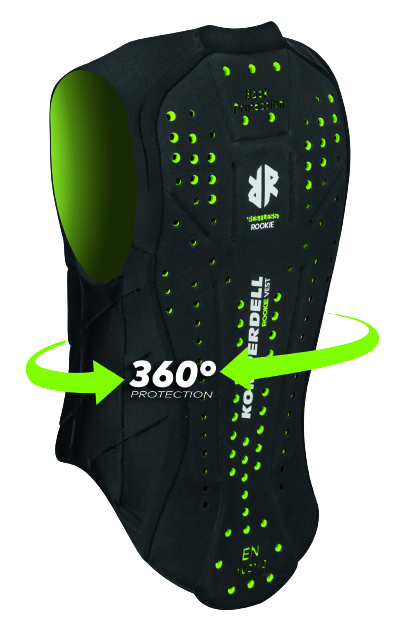 Vestă balistică Komperdell Ballistic Vest Junior Black/Green - 2024/25
