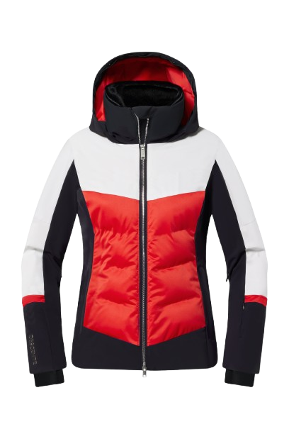 Jachetă de schi Descente Iriss Super White/Electric Red - 2025/26