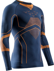 Cămașă termică X-bionic Energy Accumulator Light Shirt LS Marine/Orange - 2024/25