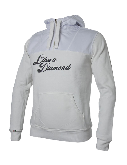 ENERGIAPURA Sweatshirt Svarte Like A Diamond Alb