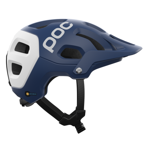 Cască de bicicletă POC Tectal Race MIPS Lead Blue/Hydrogen White Matt