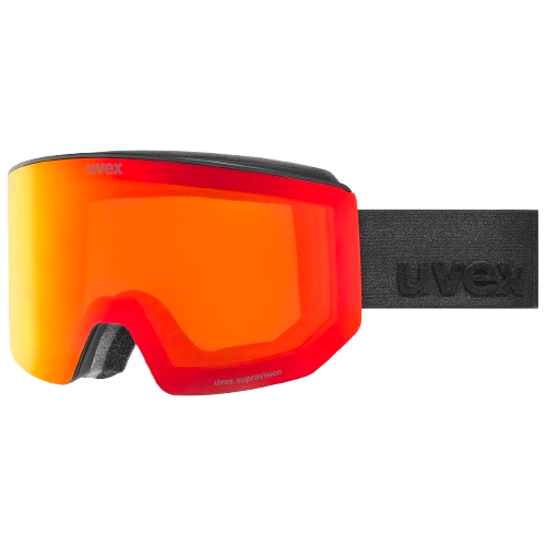 Uvex lace ATTRACT FM Black Matt/Mirror Red + spare lens - 2025/26