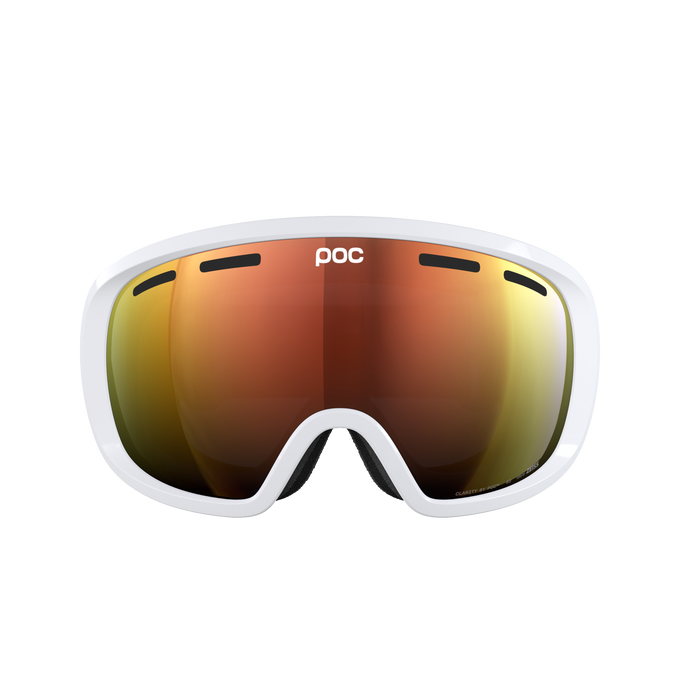 Ochelari de protecție POC Fovea Hydrogen White/Partly Sunny Orange - 2025/26