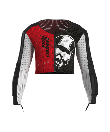 Cămașă de protecție ENERGIAPURA Maglia Racing Red/Black - 2023/24