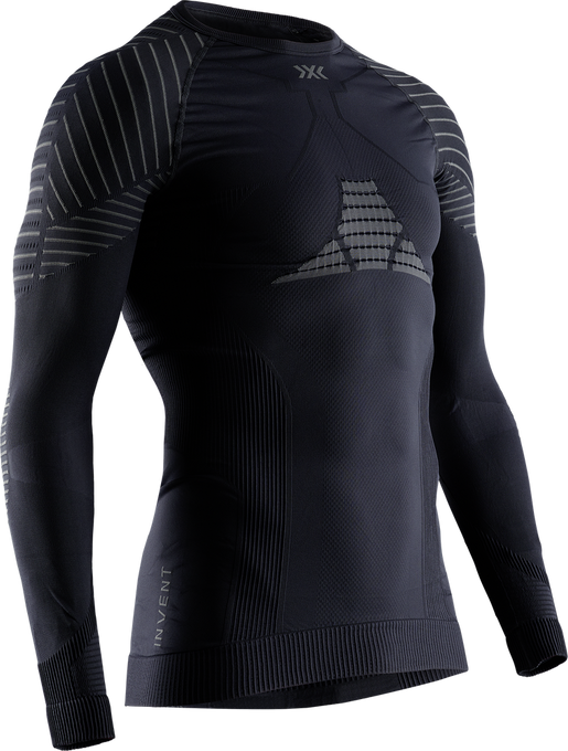 Lenjerie termică X-bionic Invent 4.0 Shirt LG SL Men Black/Charcoal - 2025/26