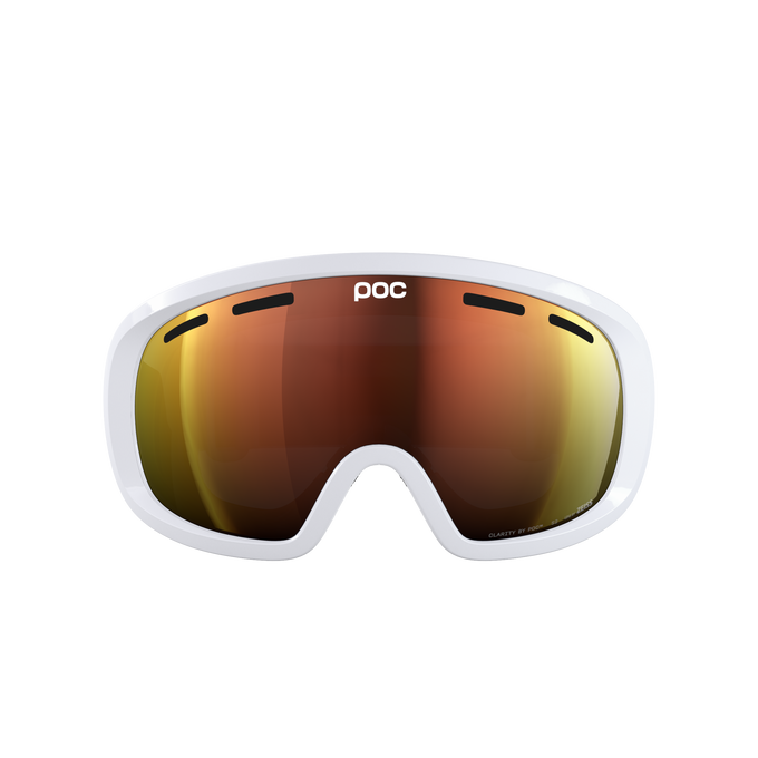 Ochelari de schi POC Fovea Mid Hydrogen White/Partly Sunny Orange - 2025/26