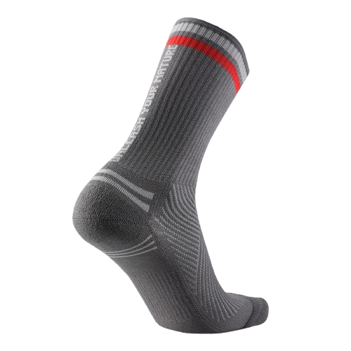 Șosete de exterior UYN Unisex All Round Socks Grey/Red