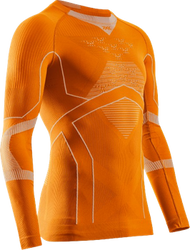 Cămașă termică X-bionic Energy Accumulator Light Shirt LS Blazing Orange/Arctic White - 2024/25