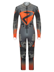 Costum de schi Ziener RCE Racesuit Black Foggy Print Orange Pop - 2024/25