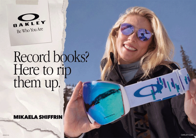 Ochelari de vedere OAKLEY Sielo Mikaela Shiffrin Signature Series Prizm Violet Lenses / Polished Chrome Frame