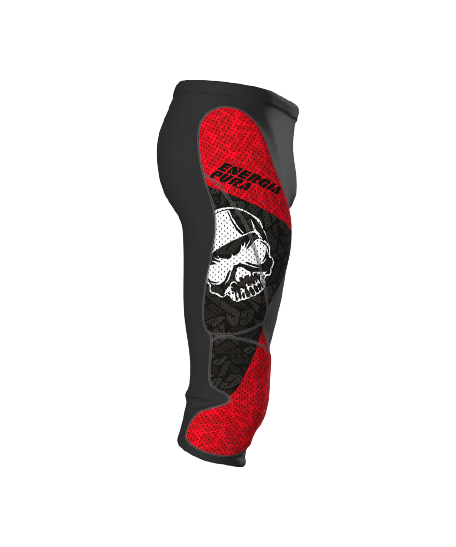 Pantaloni scurți Energiapura Panta Racing 3/4 Red/Black - 2024/25