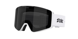 Ochelari de schi Bliz G001 Matte White Frame/Smoke Lens - 2025/26