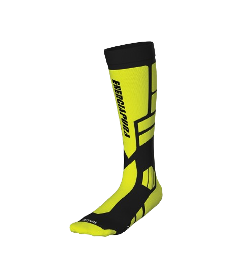 Șosete de schi Energiapura PRO Socks Fluo Yellow/Black - 2024/25