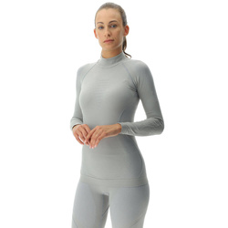Cămașă UYN Woman Evolutyon UW Shirt LG_SL Turtle Neck Flamingo/White/White cămașă termică - 2023/24
