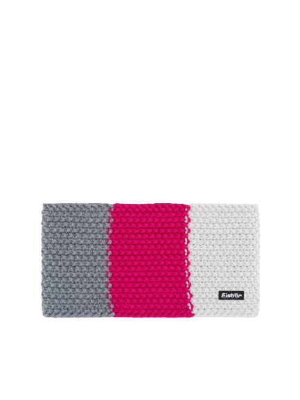 Bandă pentru cap Eisbar Jamie Flag STB Grey Mele/Pitti Pink/White - 2025/26