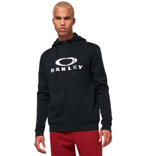 Hanorac Oakley Bark FZ Hoodie 2.0 Black/White