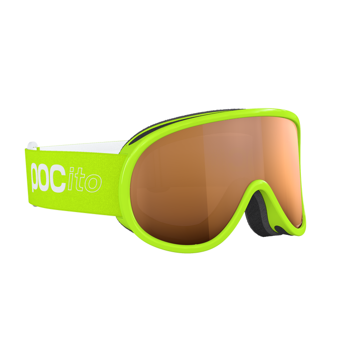 Ochelari de protecție POC Pocito Retina Fluorescent Yellow/Green/Partly Sunny Light Orange - 2025/26