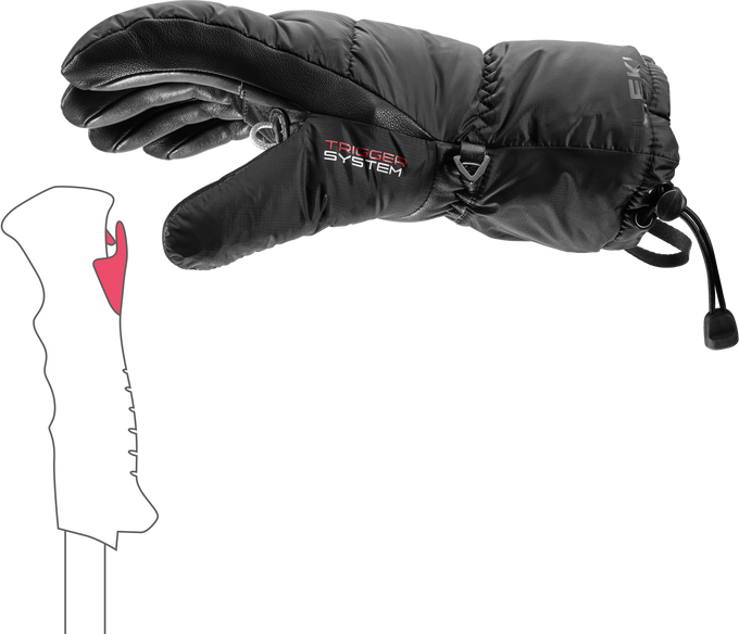 Mănuși LEKI Glace 3D Women Black - 2025/26