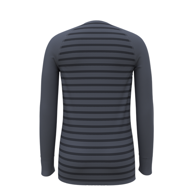 Tricou termoactiv Odlo Active Warm Eco Kids Stripes BL Top Crew Neck L/S - 2023/24