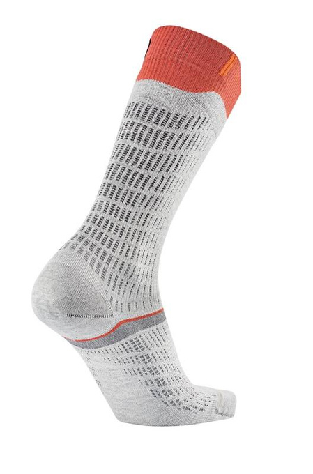 Șosete Sidas Ski Merino Performance Light Grey/CoraL - 2025/26