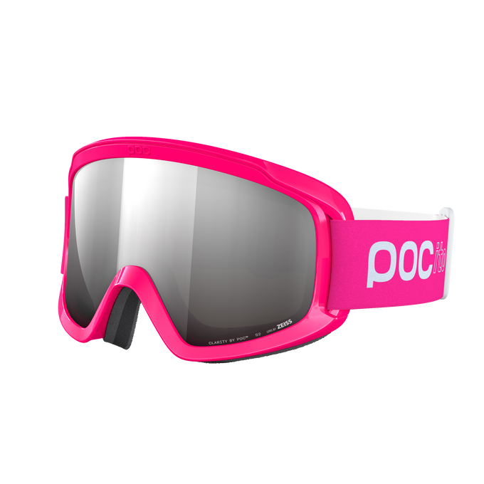 Ochelari de protecție POC POCito Opsin Fluorescent Pink/Partly Sunny Silver - 2025/26