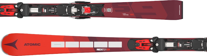 Schiuri Atomic Redster S9 Revoshock S + X 12 GW Red/Black - 2024/25