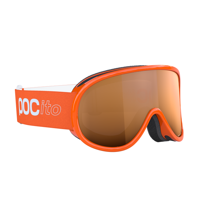 Ochelari de protecție POC Pocito Retina Fluorescent Orange/Partly Sunny Light Orange - 2025/26