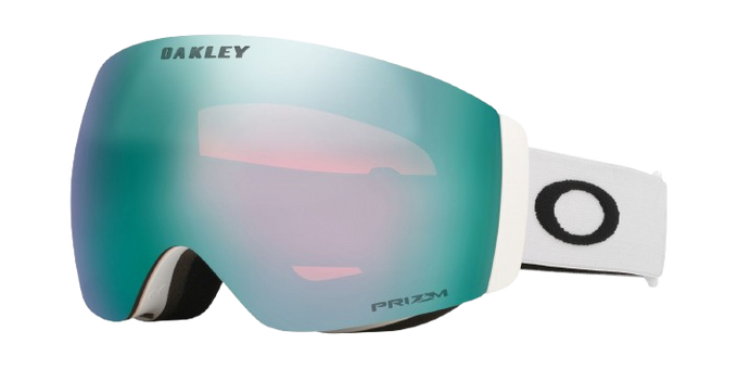Ochelari de schi Oakley Flight Deck Pro M Matte White/Prizm Snow Sapphire Iridium + Additional lens Prizm Snow Iced Iridium - 2025/26