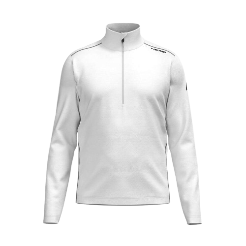 Tricoul cu glugă HEAD Race Midlayer Men White - 2025/26