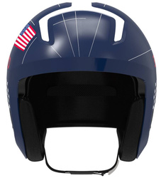 Cască Briko Vulcano 2.0 USA Shiny/Blue White - 2024/25