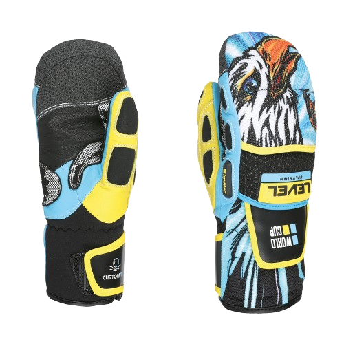 Level Worldcup JR  CF Mitt Yellow/Blue 2024/25 
