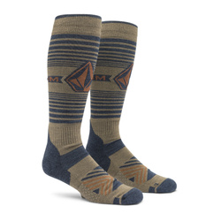 Volcom Horizon Wool Blend OTC Sock Chestnut Brown - 2024/25