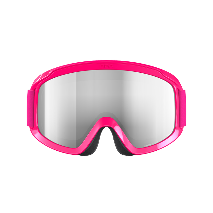 Ochelari de protecție POC POCito Opsin Fluorescent Pink/Partly Sunny Silver - 2025/26