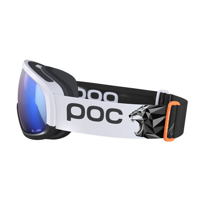 Ochelari de schi POC Fovea Mid Race Marco Odermatt Ed. Hydrogen White/Uranium Black/Partly Sunny Blue - 2025/26