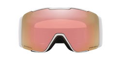 Ochelari de schi Oakley Line Miner Pro M Matte White Prizm Rose Gold + lentile suplimentare Prizm Sapphi - 2024/25